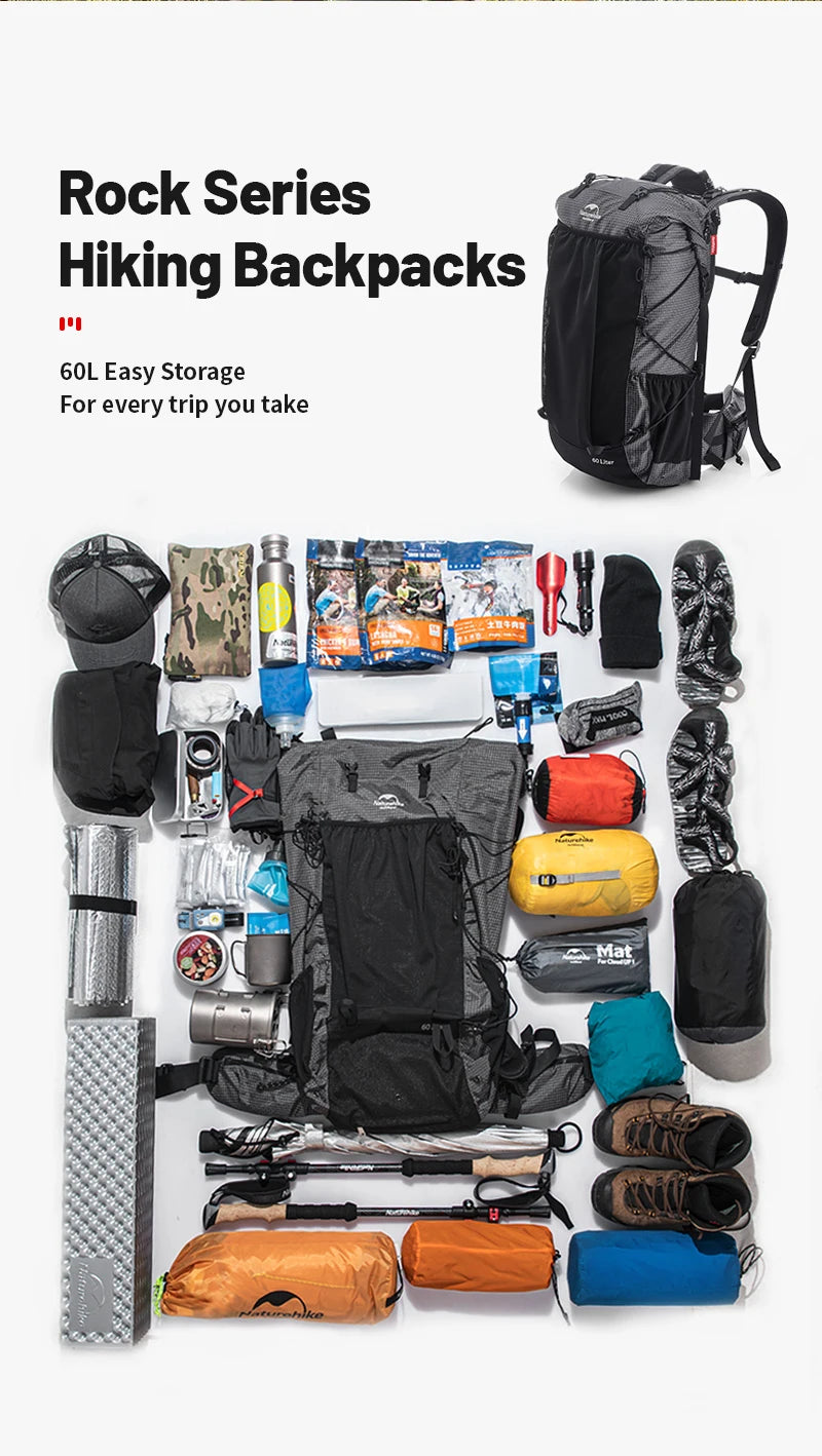 Ergonomic Waterproof Hiking Backpack