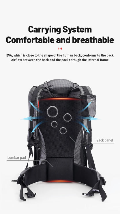 Ergonomic Waterproof Hiking Backpack