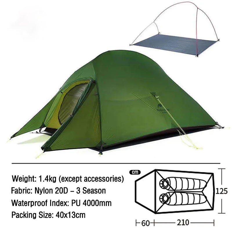 Ultralight 2 Person Camping Tent