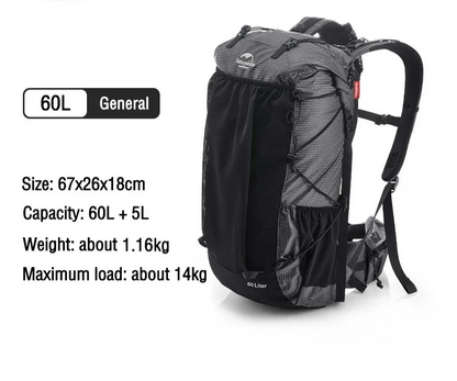 Ergonomic Waterproof Hiking Backpack