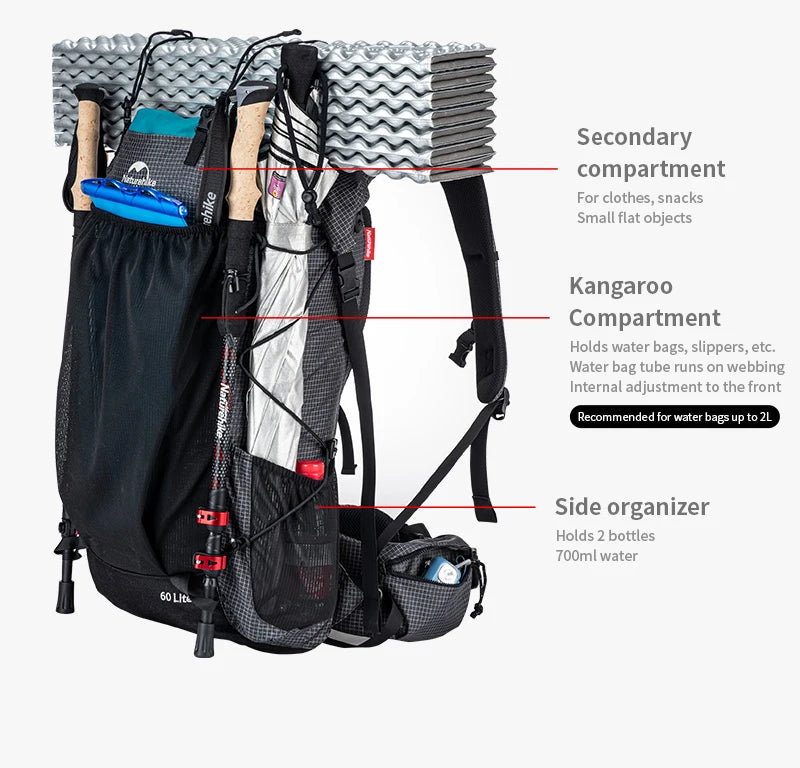 Ergonomic Waterproof Hiking Backpack