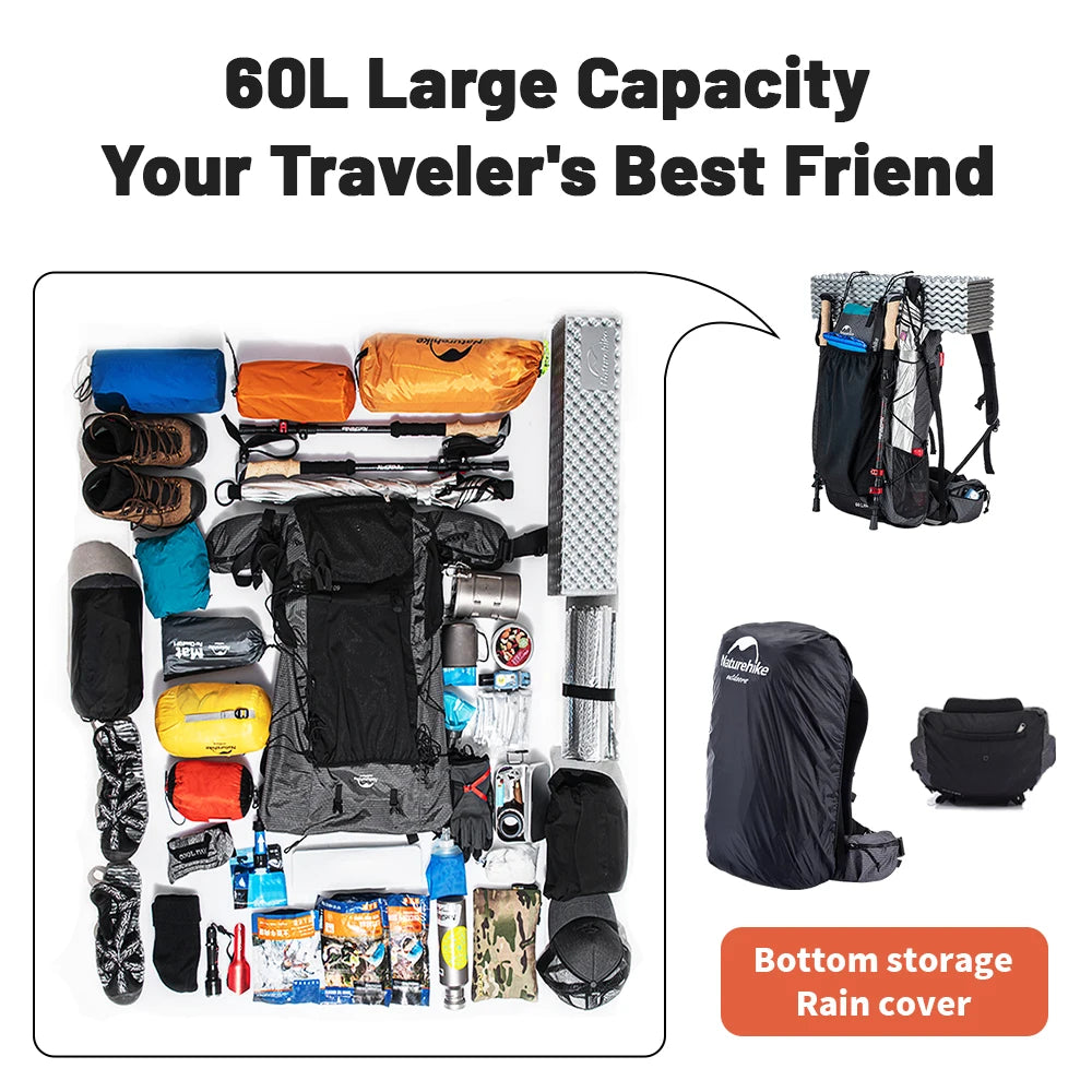 Ergonomic Waterproof Hiking Backpack