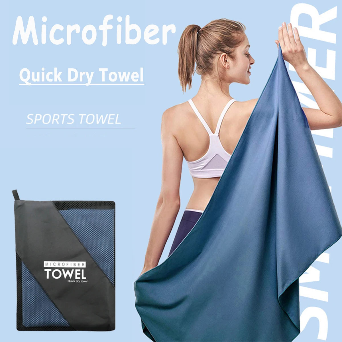 DryCore Microfiber Sports Towel