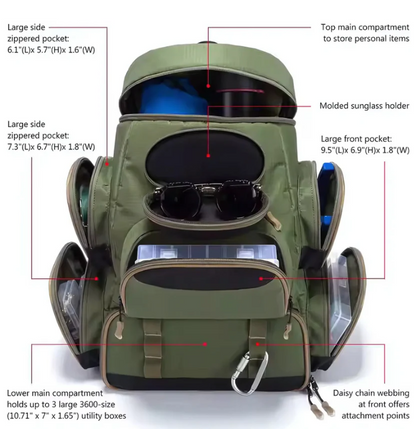 Lightweight Fishing Backpack