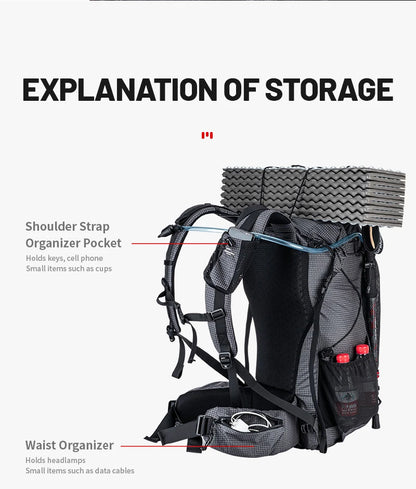 Ergonomic Waterproof Hiking Backpack