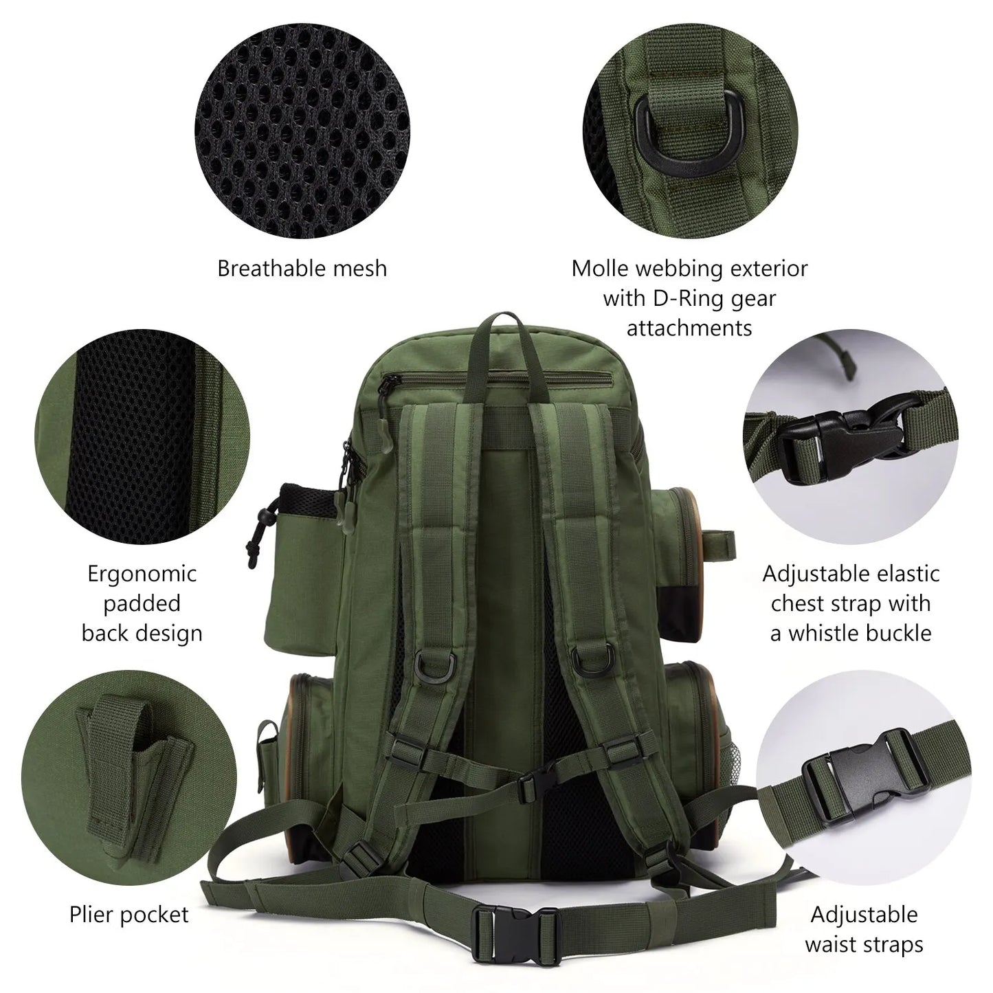 Lightweight Fishing Backpack